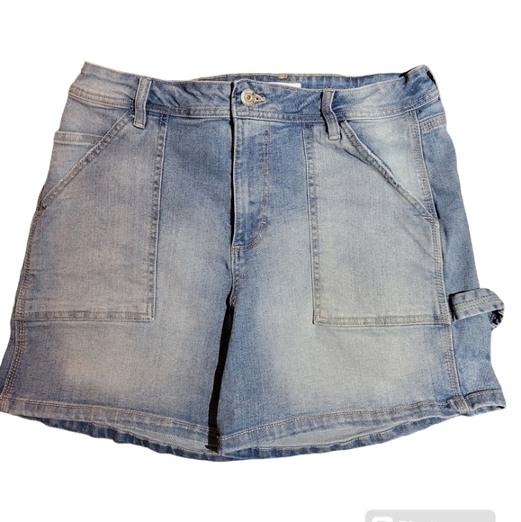 Forever 21 denim carpenter shorts 29 - Picture 1 of 7